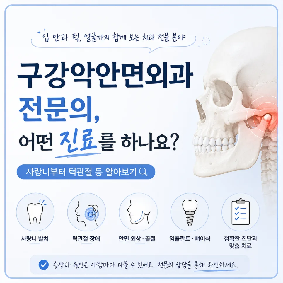 송도 구강악안면외과 전문의, 사랑니부터 턱관절까지 관련 사진 1