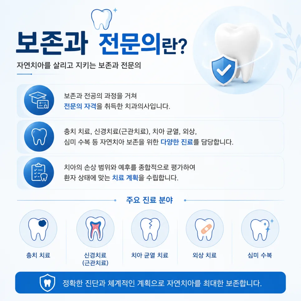 송도 치과 보존과 전문의, 자연치아를 살리는 진료 범위 관련 사진 3