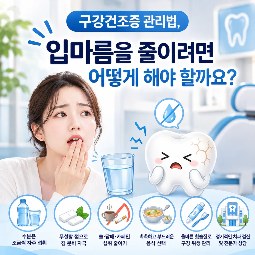연수동치과 구강건조증, 입마름의 원인과 생활 관리 방법 관련 사진 1