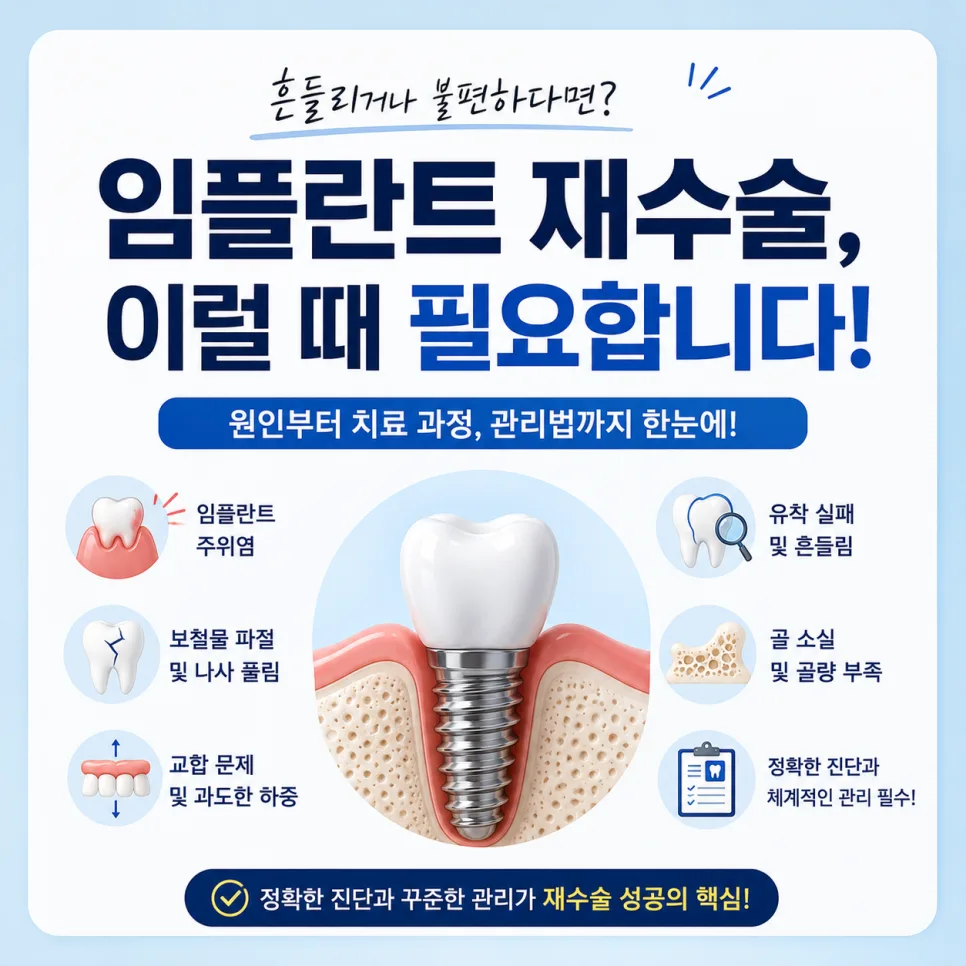 인천 송도 치과 임플란트 재수술, 원인 확인과 치료 과정 안내 관련 사진 1