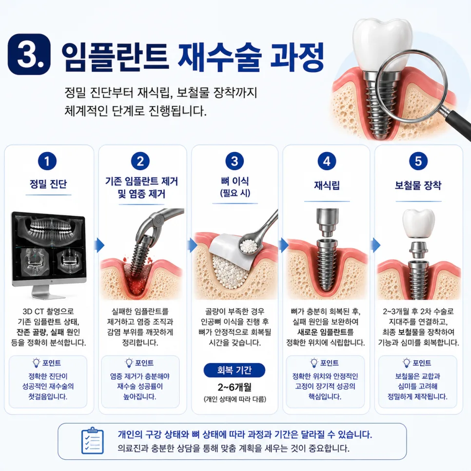 인천 송도 치과 임플란트 재수술, 원인 확인과 치료 과정 안내 관련 사진 4