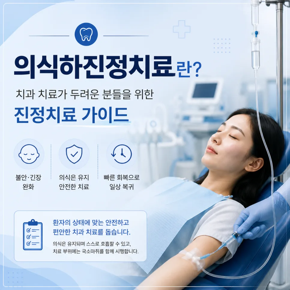 송도역 치과 의식하진정치료, 적용 대상과 진행 과정 안내 관련 사진 1
